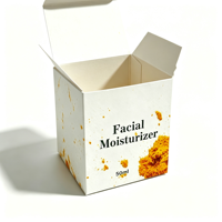 Boîtes d'emballage pliables écologiques personnalisées avec impression CMYK, 350g SBS, pour contenants de parfum, de bougies, de cosmétiques et de soins de la peau