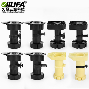 Clips para tablero de gabinete de cocina, conectores de montaje de plástico negro para fijación de paneles de suelo - Product Image 3