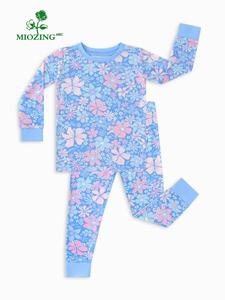 Pijamas de Bambú Suaves y Elásticos para Bebés Niñas, Conjuntos de Pijamas de Manga Larga, Ropa de Dormir Personalizada para Bebés, MOQ Bajo - Product Image 2