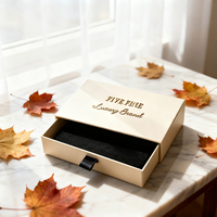 Caja de Regalo Rígida Hecha a Mano con Logotipo Personalizado en Relieve con Lámina Dorada, Laminación Brillante, para Chocolate, Sushi, Comida para Bebés