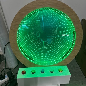 Esperienza Sensoriale con Specchio Infinito Rotondo, Tunnel a Specchio Infinito con Cambio Colore per Esplorazione Sensoriale e Gioco per Bambini - Product Image 1
