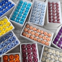 Heiße neue Produkte Großhandel kunden spezifische Geschenke Freundinnen Mütter und Kinder Rote ewige Blumen konservierte Rosen Box