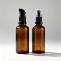 Flacon pulvérisateur en verre ambré de 10 ml, flacon d'huile marron, distributeur de lotion cosmétique, flacon de parfum portable