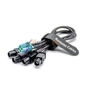 Conector de enchufe MATE-AX Mini-Fakra Mini Fakra-SMA (F) Z codificado a Fakra hembra Z codificado 4 en 1 Cable DE DATOS automotriz 30CM - Product Image 3