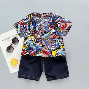 Ropa Infantil de Alta Calidad al por Mayor, Conjuntos de Ropa Personalizados, Camisa para Niños y Pantalones Harem - Product Image 6