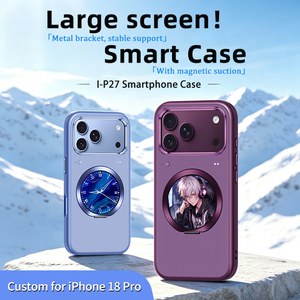Nuova custodia per smartphone P27 antiurto, resistente al sudore, con supporto in metallo per foto, giochi e telecomando, personalizzabile, per iPhone 18 Pro - Product Image 1
