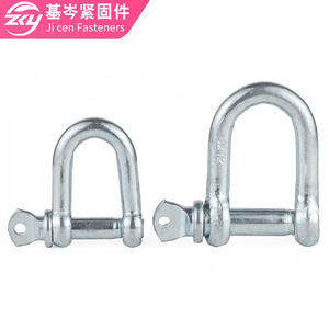 Grilletes tipo D Kizen de 28 mm galvanizados con pasador de tornillo para elevación y uso marino - Product Image 2
