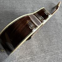 D45 All Solid Wood Acoustic Guitar Spruce Rosewood Ebony Glossy Finish Vintage Style Professional Custom Beat Stringed