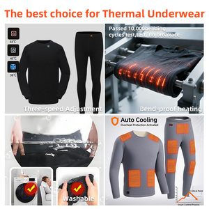 Venta al por mayor de fábrica Hombres Calzoncillos largos recargables Calzoncillos Calefactores Eficiencia energética Ropa de dormir para desplazamientos - Product Image 2