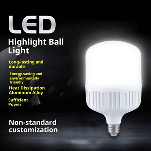 Nhà Máy bán hàng trực tiếp AC E27 dẫn bóng đèn ba bằng chứng phẳng đầu cao Bìa GAO fushuai mô hình 30W/40W điều khiển từ xa 6000K - Product Image 2