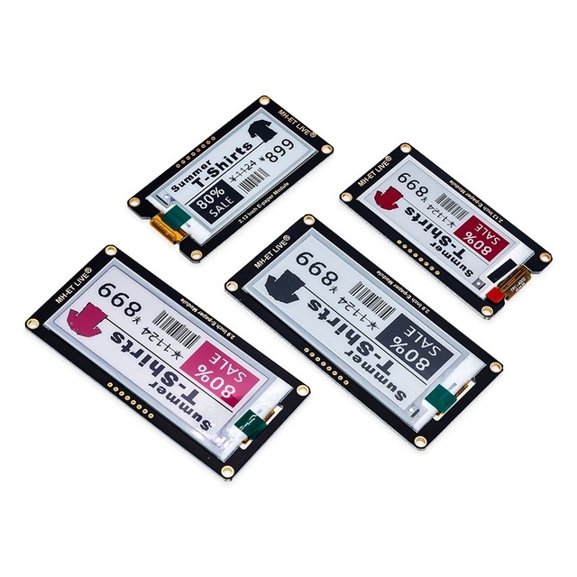 2.13 inch 2.9-inch flexible ink screen module E-paper electronic paper display screen black/white/red