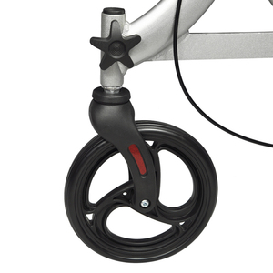 BQ1005E 2 in1折りたたみ式ローラーウォーカーシート & バッグ付きアルミニウム医療ウォーカーローリングトランスポートチェアモビリティウォーキングエイド - Product Image 4