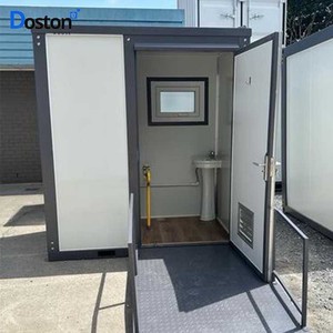 Douche et toilettes portables gonflables rose vert avec un design durable et écologique pour l'école et l'hôpital - Product Image 6