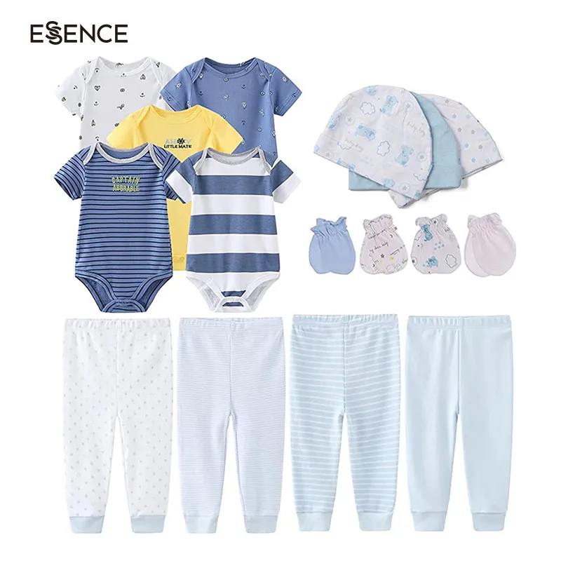 Custom 0-3 Months Baby Girls Boys Infant Unisex Footie Bamboo Viscose Baby Clothes