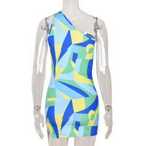 Vestido de Fiesta Sexy con un Hombro Descubierto y Corte Ajustado para Mujer, Estilo Moderno - Product Image 6