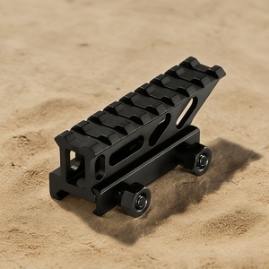 Soporte Elevador Táctico Impermeable de Aleación de Aluminio ACUMETA para Base de 20 mm con 85 mm de Longitud (Negro) - Product Image 2