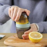Presse-citron multifonctionnel écologique et durable avec marques de mesure, en plastique alimentaire, tasse à jus à rendement élevé, sans dégâts