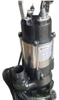 Pompe submersible pour eaux usées en acier inoxydable 1 CV, sortie 1-1/2 pouces, transport entièrement automatique des eaux usées