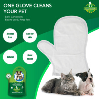 Gants de nettoyage pour animaux de compagnie jetables, gants de toilettage pour animaux de compagnie, gants jetables hypoallergéniques pour le bain des chiens et des chats, gants désodorisants pour animaux de compagnie, mitaines pour essuyer les animaux de compagnie