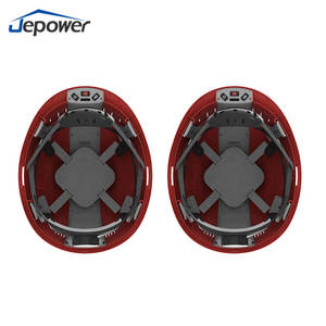 หมวกนิรภัยอัจฉริยะ4g หมวกกันน็อคแบบแข็ง, อุปกรณ์ติดตาม GPS เล่นวิดีโอสตรีมสดวัสดุ ABS สำหรับคนงานเหมืองในสถานที่ก่อสร้าง - Product Image 5