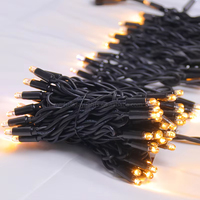 Guirlande lumineuse LED d'extérieur, câble en caoutchouc étanche IP67, éclairage LED décoratif de Noël, guirlande lumineuse féerique pour les événements de mariage