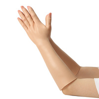 Guantes de Prótesis de Silicona de Alta Calidad, Guantes de Manga, Piel Altamente Simulada, Cubierta de Brazo Artificial para Cicatrices