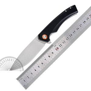 <span class=keywords><strong>Cuchillo</strong></span> Plegable Portátil EDC de Acero D2 de Alta Dureza con Apertura Asistida por Rodamiento y Mango G10 para Camping y Actividades al Aire Libre - Product Image 5