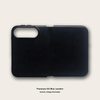 Étui en cuir véritable ciré de qualité supérieure pour iPhone 18 Fold Ultra, durable, ajustement fin, fournisseur direct d'usine