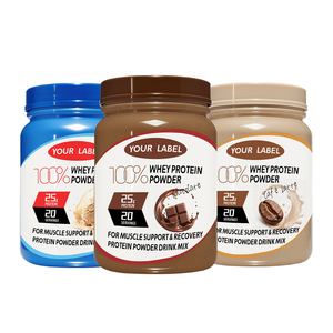 מותאם אישית 20g דשא מוזן אבקת חלבון מי גבינה טעם וניל דל פחמימות עם bcas עבור בניית שרירים תוספת תזונה - Product Image 6