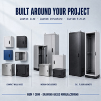 Boîtier électronique en aluminium sur mesure, fabrication de tôlerie, armoire réseau, découpe laser, pliage CNC, soudage, emboutissage profond
