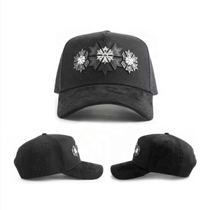 หมวกแก๊ปแบบ Snapback 5 แผง ผ้าซาตินบุด้านใน ทรง A-Frame  วัสดุหนังกลับ  พร้อมชิป NFC  รุ่น G5 Barbas  ขายส่ง  หมวก SCREAM - Product Image 2