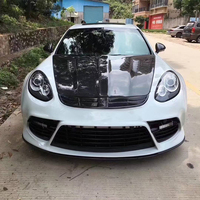 Kit carrosserie pour Panamera 970, modification et mise à niveau de la voiture 2009-2015, pare-chocs avant en fibre de carbone, lèvre avant, pare-chocs arrière