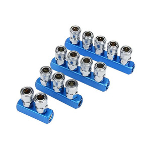 Zhaolong Pneumatic <b>Quick</b> Coupler SMV SMY Round Tee 2 Way 3 Way Air Hose <b>Connector</b> Iron Material 0.1-1.0 Pressure Resistance - Product Image 5