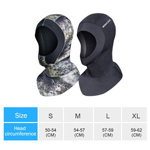 HOOD-003 3mm 5mm Capuche de plongée en néoprène imprimée sur mesure Tête de combinaison de plongée en néoprène Capuche de plongée Chapeau de plongée - Product Image 6