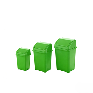 Bidone della Spazzatura in Plastica da 20 Litri con Coperchio Oscillante, Colorato, per Interni ed Esterni, Fornitore Cinese - Product Image 1