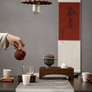 Walnut Wood Square <b>Tea</b> <b>Tray</b> Solid Wood Storage Box For Kung Fu <b>Tea</b> Afternoon <b>Tea</b> Durable Design - Product Image 3