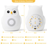 Nouvelle Machine à Bruit Blanc pour le Sommeil 2025 avec Veilleuse, Batterie 1500 mAh, Enregistrement Portable pour Bébé, 30 Sons Apaisants, 3 Modes Minuteries