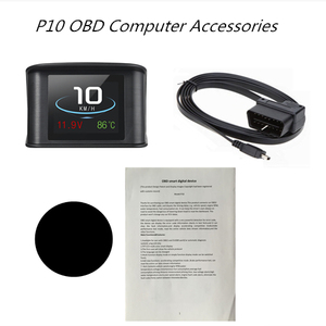 เครื่องวัดความเร็วแบบดิจิตอลระบบ HUD สำหรับรถยนต์ <span class=keywords><strong>P10</strong></span>อิเล็กทรอนิกส์100 + ฟังก์ชั่นการวิเคราะห์ <span class=keywords><strong>OBD2</strong></span> - Product Image 6