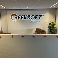Enseignes publicitaires lumineuses personnalisées avec logo, lettres rétroéclairées, enseignes murales LED pour bureau, enseignes intérieures pour entreprises