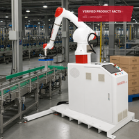 Lengan Palletizing Akhir Jalur (End of Line) 50kg dengan Vacuum Cup untuk Pengiriman Karton dan Penumpukan Gudang