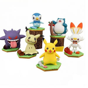 Figura de Personaje de Anime de Cartoon Garage Kit, Modelo de Resina de PVC y ABS con Efecto de Salpicadura de Agua, para Decoración de Escritorio Coleccionable y Regalo - Product Image 1