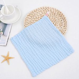 Ensemble de serviettes en coton absorbant carré à 6 couches en mousseline de coton pour bébé, serviette de bain, débarbouillette - Product Image 6