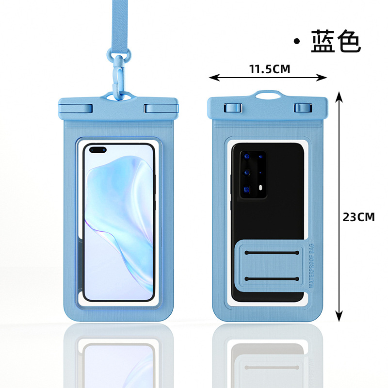 Blue (Selfie Style) [IPX8 Waterproof | 360° HD Photography]