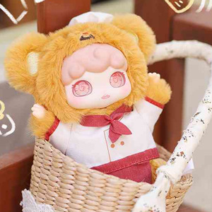 Domi <b>Bear</b> Plush Blind Box 8 Pieces Daily Work Routine Trendy Toy Ornament <b>Cute</b> Doll Keychain Gift for Girls - Product Image 4