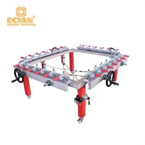 Silk Screen Printing Mesh Stretcher Machine Pneumatic Manual Steel Mechanical Screen Stretching Machine