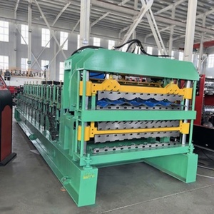 Équipement de production de tuiles décoratives à grande et petite portée, à paroi mince, machine de profilage à 3 couches entièrement automatique - Product Image 2