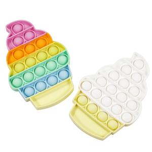 Juguete sensorial de burbuja con forma de caja de helado, tortuga Animal, antiestrés, para apretar el estrés y el autismo, <span class=keywords><strong>pulsera</strong></span> - Product Image 3