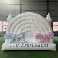 Garçon ou fille de qualité commerciale nouveau sexe révéler fête d'enfants château gonflable blanc maison de rebond gonflable