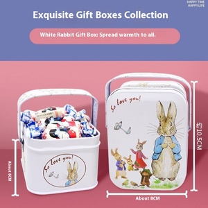 Caramelos de Leche con Fruta <span class=keywords><strong>White</strong></span> <span class=keywords><strong>Rabbit</strong></span> 114g, Caja de Regalo Creativa (Empaque Recubierto Estilo Shanghái) - Product Image 3