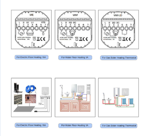 Tuya Wifi Zigbee Smart Water Floor Heater Thermostaat Schakelaar Temperatuurregelaar Gasketel Vloerverwarming Thermostaat Schakelaar - Product Image 6